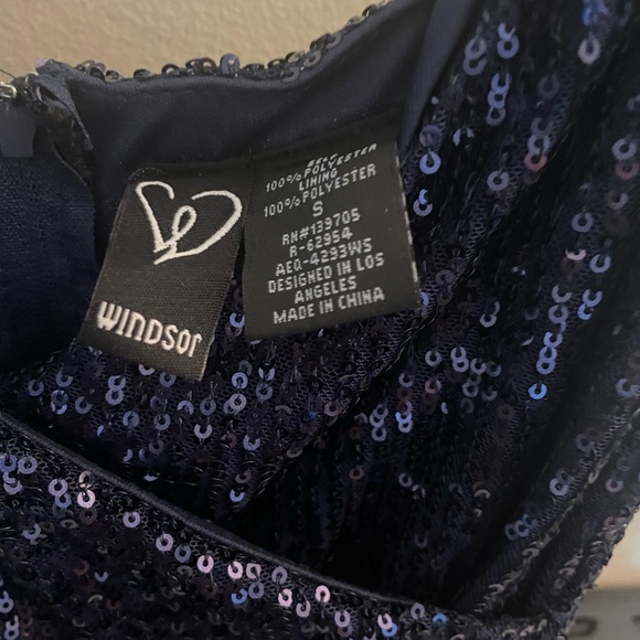 Beautiful Sapphire Blue Grad/Prom Dress from Windsor in California - Picture 4 of 4